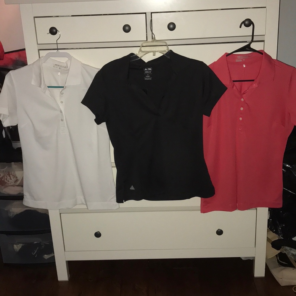 New and used women’s golf polo’s